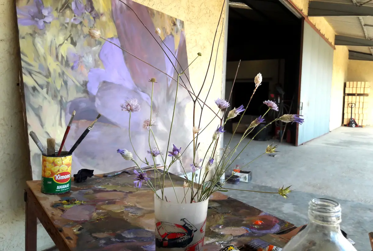 Catananche paintings